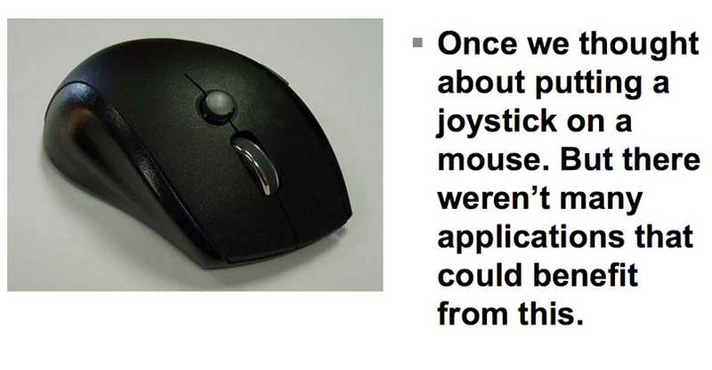 Illustration for article titled Crazy Never Before Seen Logitech Mutant Mouse Prototypes